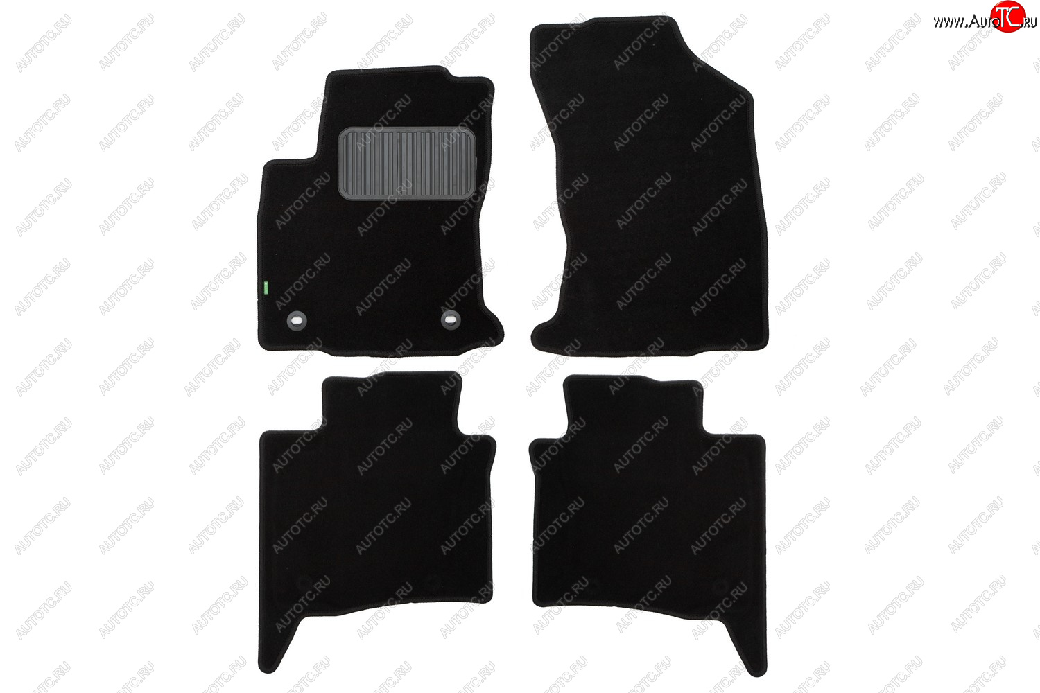 6 949 р. Комплект ковриков в салон (чёрные, текстиль) Klever Standard Toyota Fortuner AN160 дорестайлинг (2015-2020)  с доставкой в г. Майкоп