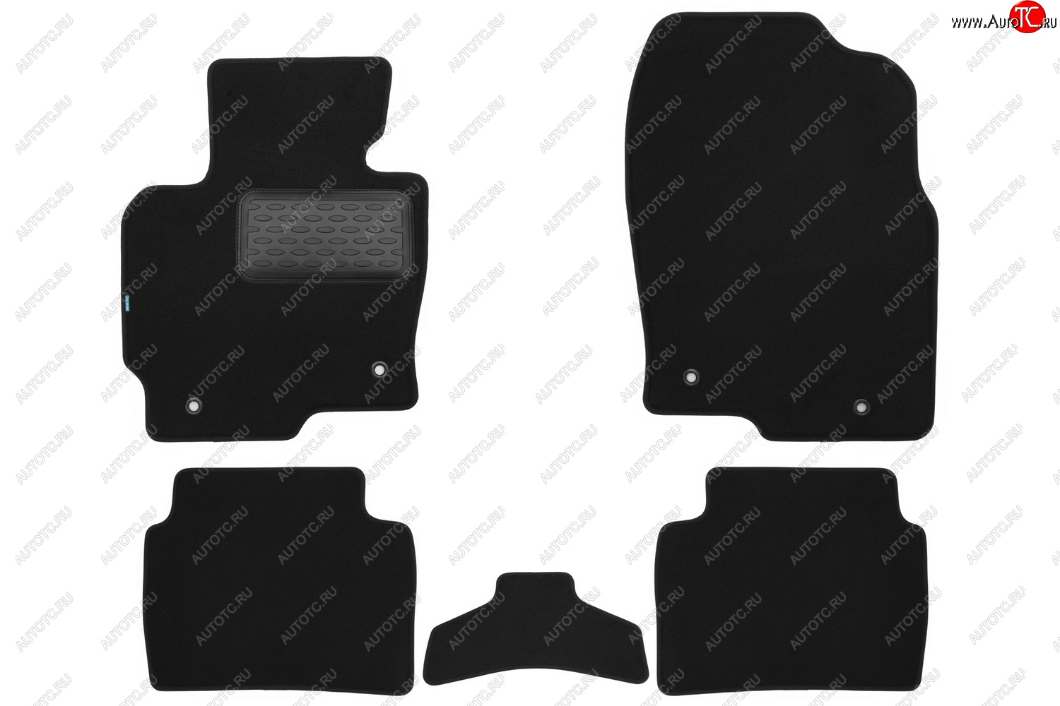 9 549 р. Коврики салона (текстиль) Klever Premium Mazda CX-5 KE рестайлинг (2015-2017) (Чёрные)  с доставкой в г. Майкоп