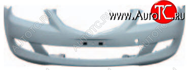 4 599 р. Бампер передний BodyParts Mazda 6 GG, GY универсал рестайлинг (2005-2008) (Неокрашенный)  с доставкой в г. Майкоп