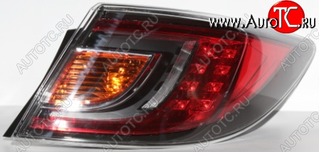 6 599 р. Правый фонарь задний (красный, внешний) BodyParts Mazda 6 GH дорестайлинг лифтбэк (2007-2010)  с доставкой в г. Майкоп