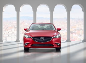 12 999 р. Капот BodyParts Mazda 6 GJ дорестайлинг универсал (2012-2015) (Неокрашенный)  с доставкой в г. Майкоп. Увеличить фотографию 2