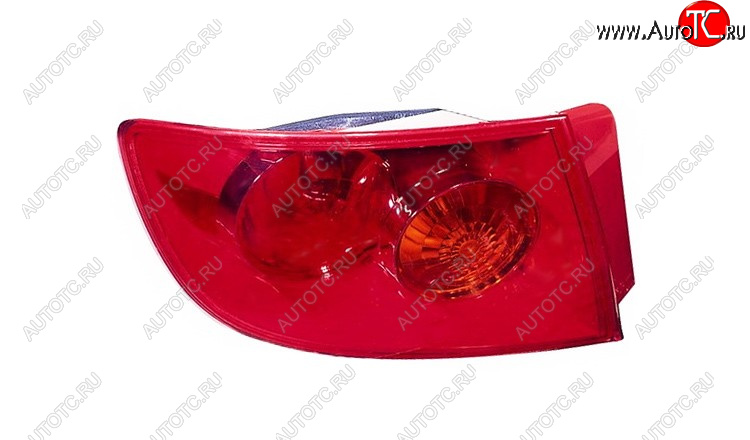 2 169 р. Левый фонарь задний (красный) BodyParts Mazda 3/Axela BK дорестайлинг седан (2003-2006)  с доставкой в г. Майкоп