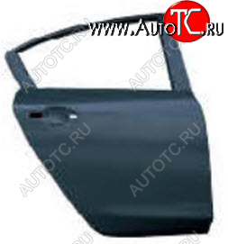 9 899 р. Правая дверь задняя BodyParts Mazda 3/Axela BL дорестайлинг седан (2009-2011) (Неокрашенная)  с доставкой в г. Майкоп