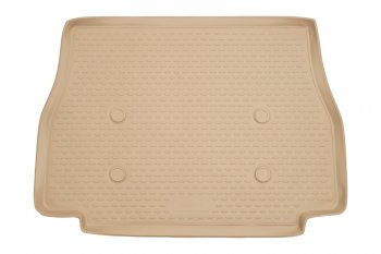 Коврик багажника (полиуретан) Element BMW X5 E53 рестайлинг (2003-2006) (Бежевый)