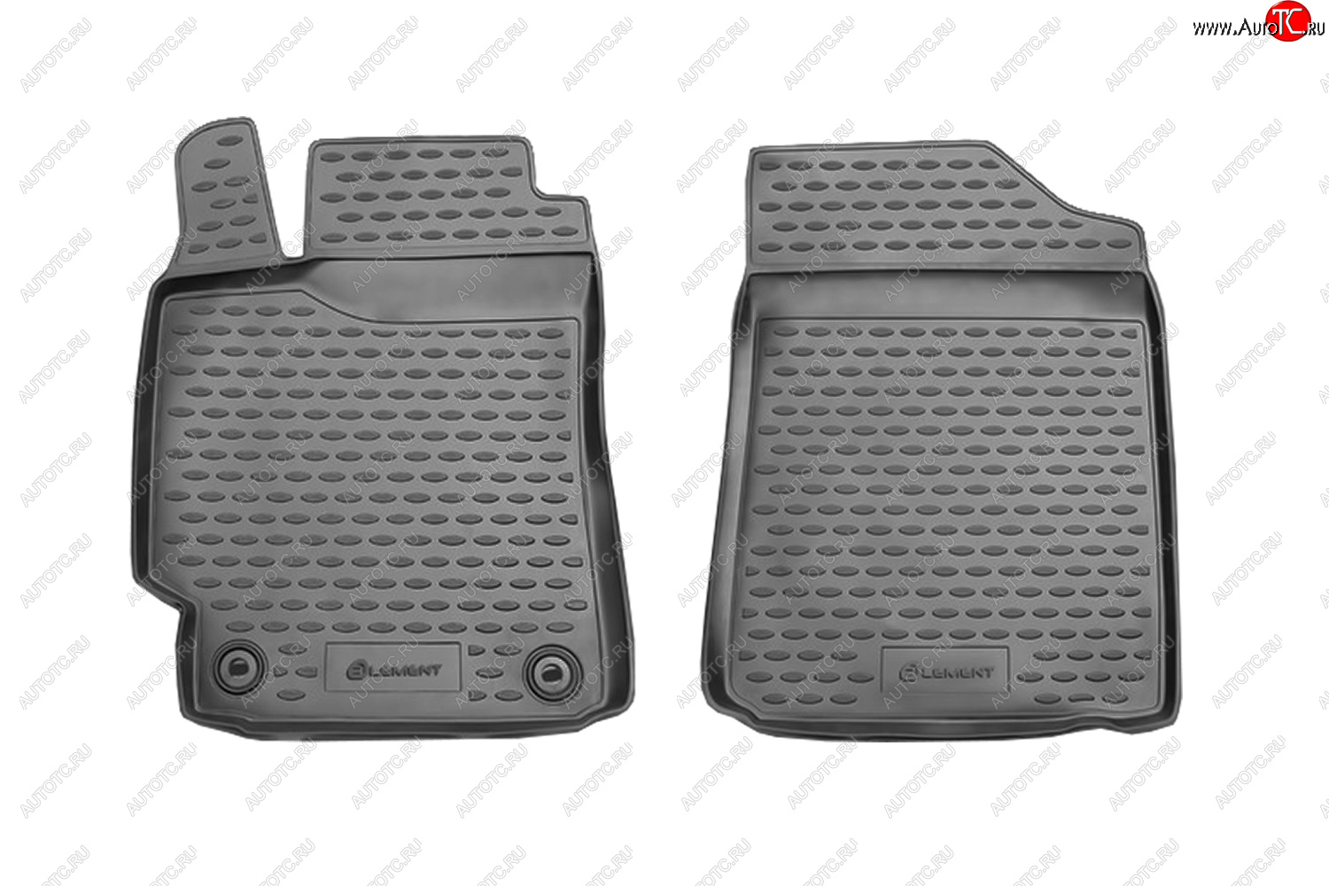 2 699 р. Коврики салона Element (передние, 2 штуки, полиуретан) Toyota Camry XV55 1-ый рестайлинг (2014-2017)  с доставкой в г. Майкоп