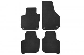Коврики салона (текстиль) Klever Econom Skoda Superb B6 (3T) лифтбэк дорестайлинг (2008-2013) (Чёрные)