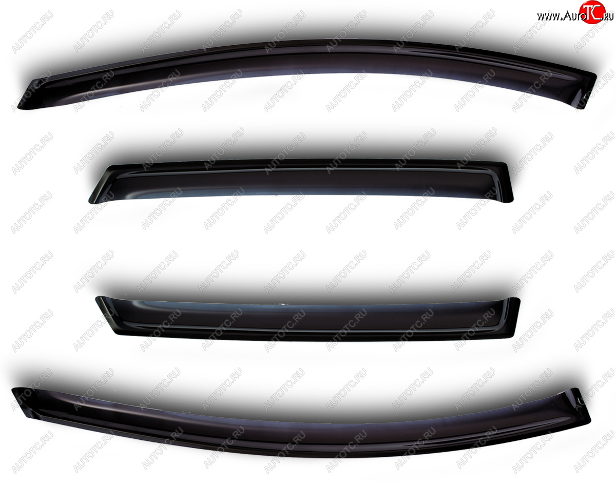 3 199 р. Дефлекторы боковых окон BMW 5 Series SD 2003-2010, 4 шт., темный (for models with chrome)  БМВ Пяте SIM nld.sbmw5s0332-cr  с доставкой в г. Майкоп