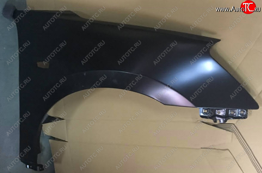 3 999 р. Правое крыло переднее (с отверстием под повторитель поворота) BodyParts Nissan Almera G15 седан (2012-2019) (Неокрашенное)  с доставкой в г. Майкоп
