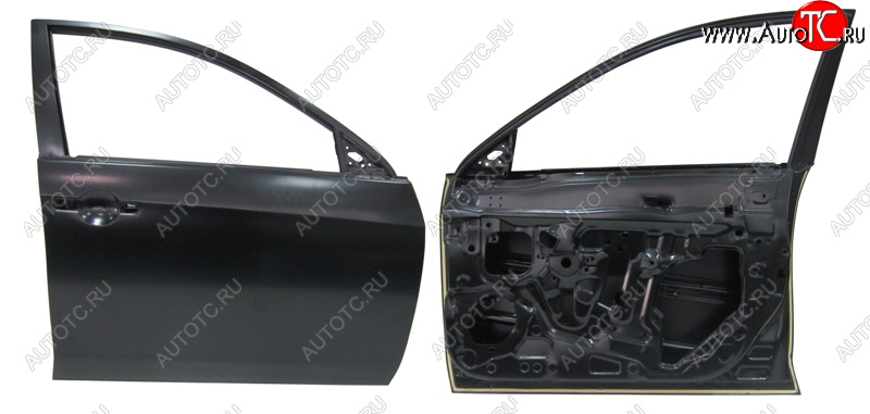 12 749 р. Правая дверь передняя BodyParts Nissan Almera G15 седан (2012-2019) (Неокрашенная)  с доставкой в г. Майкоп
