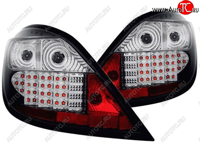 10 249 р. Комплект фонарей задних (хрусталь, диодные, чёрные внутри) BodyParts Opel Astra H хэтчбек 5дв рестайлинг (2007-2015)  с доставкой в г. Майкоп