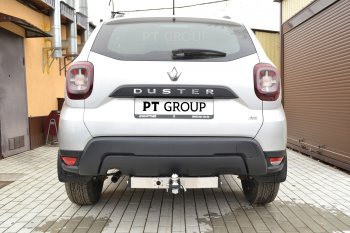 18 399 р. Фаркоп (с нержавеющей накладкой) Petroil Tuning Renault Duster HM рестайлинг (2021-2024) (Без заглушки )  с доставкой в г. Майкоп. Увеличить фотографию 6