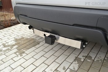 18 399 р. Фаркоп (с нержавеющей накладкой) Petroil Tuning Renault Duster HM рестайлинг (2021-2024) (Без заглушки )  с доставкой в г. Майкоп. Увеличить фотографию 7