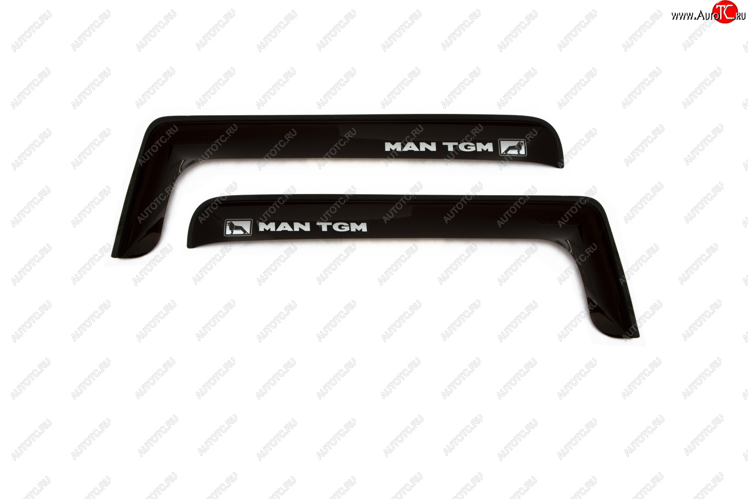 2 399 р. Дефлектор окон 2 шт. MAN TGM короткий, накладной, скотч 3М, дымчатый  Ман ТГМ REIN reinwv857  с доставкой в г. Майкоп
