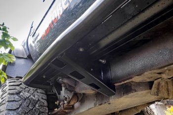 46 869 р. Защита порогов с подножкой РИФ Toyota Hilux N80, N90, N100, N110 1-ый рестайлинг (1991-1994)  с доставкой в г. Майкоп. Увеличить фотографию 10