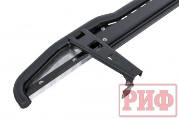 46 999 р. Защита порогов с подножкой РИФ Toyota Land Cruiser Prado J120 (2002-2009)  с доставкой в г. Майкоп. Увеличить фотографию 2