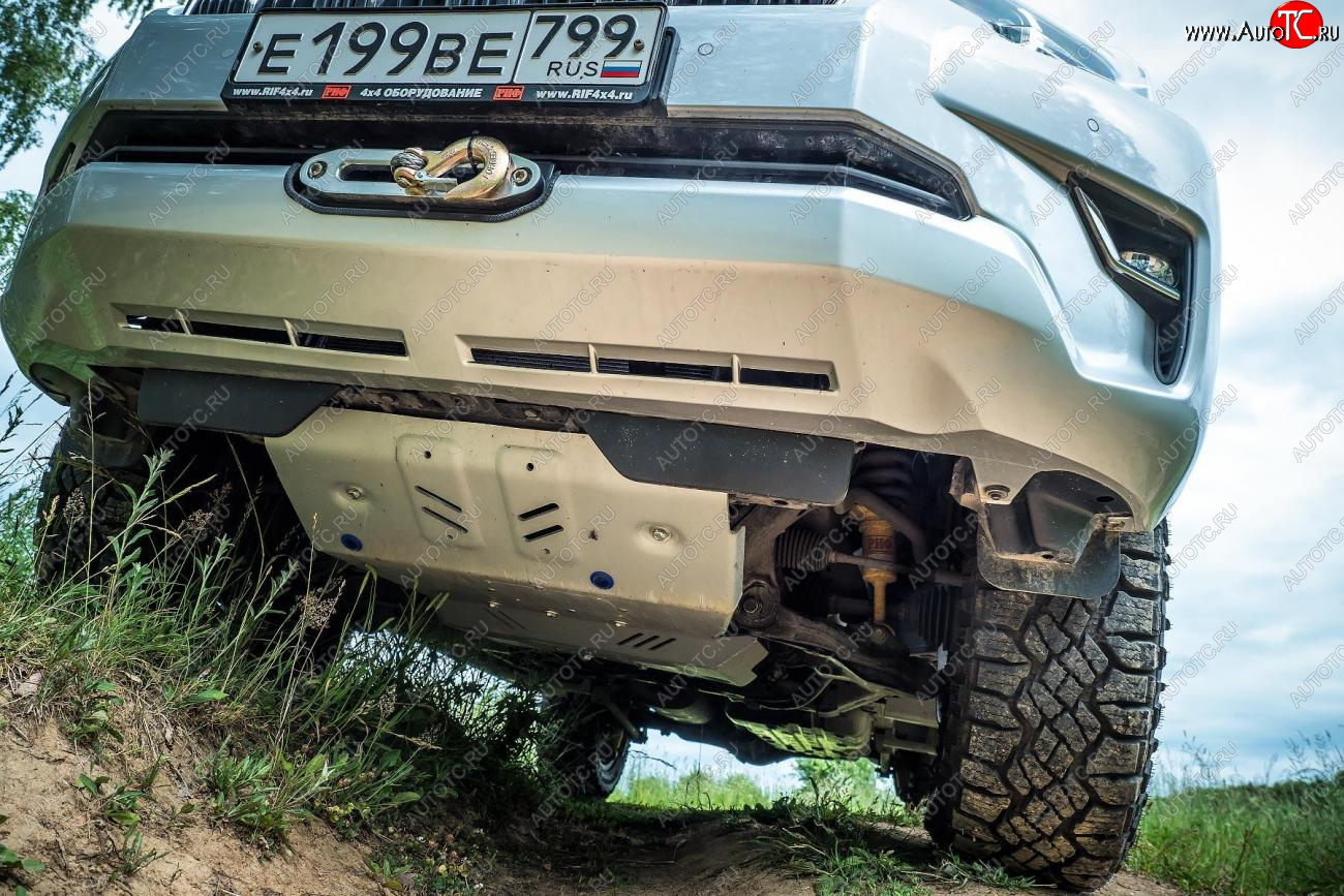 45 389 р. Площадка под лебёдку в штатный бампер РИФ  Toyota Land Cruiser Prado  J150 (2017-2020) 2-ой рестайлинг  с доставкой в г. Майкоп