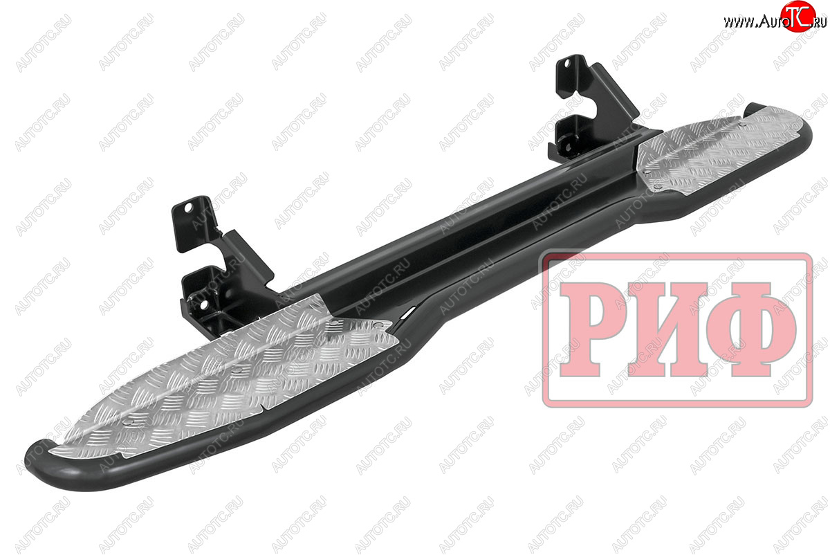 55 029 р. Защита порогов с подножкой РИФ Toyota Land Cruiser Prado J150 1-ый рестайлинг (2013-2017)  с доставкой в г. Майкоп