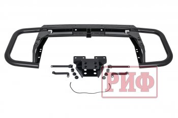 59 799 р. Бампер силовой задний РИФ Toyota Land Cruiser 200 дорестайлинг (2007-2012) (С квадратом под фаркоп)  с доставкой в г. Майкоп. Увеличить фотографию 6