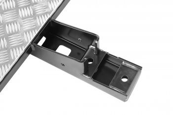 58 229 р. Защита порогов с подножкой (на а/м без гидроподвески) РИФ Toyota Land Cruiser 200 дорестайлинг (2007-2012)  с доставкой в г. Майкоп. Увеличить фотографию 2
