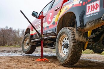 48 179 р. Защита порогов с подножкой РИФ Isuzu D-Max RT85 DoubleCab дорестайлинг (2011-2017)  с доставкой в г. Майкоп. Увеличить фотографию 7