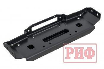 22 449 р. Площадка под лебёдку РИФ (в штатный бампер) Mitsubishi Pajero 4 V90 2-ой рестайлинг (2014-2020)  с доставкой в г. Майкоп. Увеличить фотографию 3