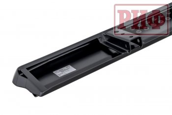 55 109 р. Защита порогов с подножкой РИФ Mitsubishi Pajero 4 V90 дорестайлинг (2006-2011)  с доставкой в г. Майкоп. Увеличить фотографию 6