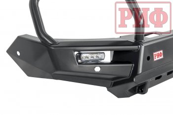 61 079 р. Бампер передний силовой РИФ Mitsubishi Pajero Sport QE дорестайлинг (2015-2021) (С дополнительными фарами, защитной дугой, защитой бачка омывателя, под парктроник)  с доставкой в г. Майкоп. Увеличить фотографию 3