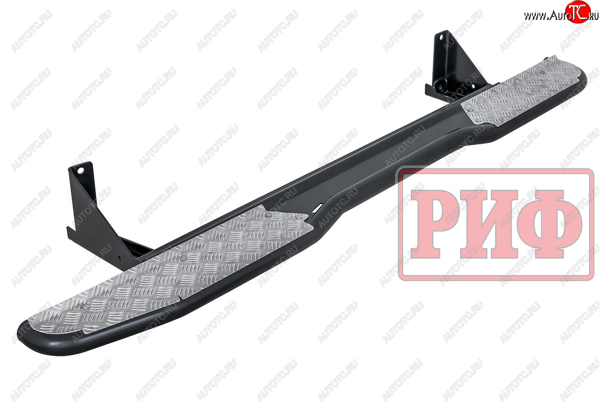 46 869 р. Защита порогов с подножкой РИФ Mitsubishi L200 4  дорестайлинг (2006-2014)  с доставкой в г. Майкоп