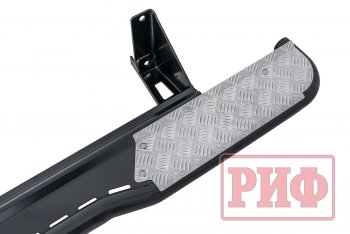 46 869 р. Защита порогов с подножкой РИФ Mitsubishi L200 4  дорестайлинг (2006-2014)  с доставкой в г. Майкоп. Увеличить фотографию 4