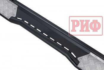46 869 р. Защита порогов с подножкой РИФ Mitsubishi L200 4  дорестайлинг (2006-2014)  с доставкой в г. Майкоп. Увеличить фотографию 7