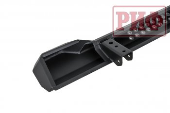 55 109 р. Защита порогов с подножкой РИФ Jeep Wrangler JK 3 дв. дорестайлинг (2006-2010)  с доставкой в г. Майкоп. Увеличить фотографию 5