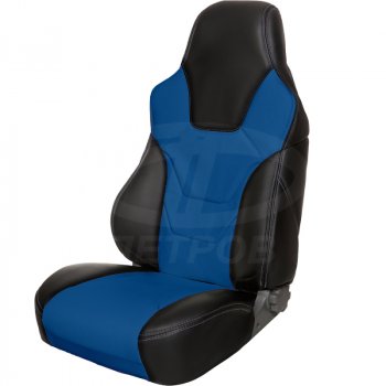 6 799 р. Чехлы (экокожа) ПЕТРОВ R.SPORT  Лада 2108 - 21099 (черный/синий)  с доставкой в г. Майкоп. Увеличить фотографию 2
