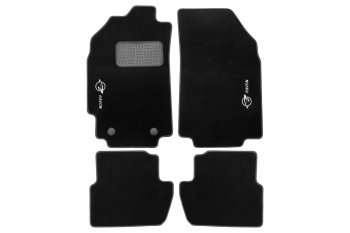 469 р. Коврики в салон RAVON R2, 2016-2020, 4 шт. (текстиль)  Равон Р2 Klever rvn.r2.0001tf  с доставкой в г. Майкоп. Увеличить фотографию 1