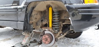 6 549 р. Амортизатор передний (усиленный, лифт +30, LH=RH, масляный) РИФ Арктика Jeep Grand Cherokee ZJ (1993-1998)  с доставкой в г. Майкоп. Увеличить фотографию 3