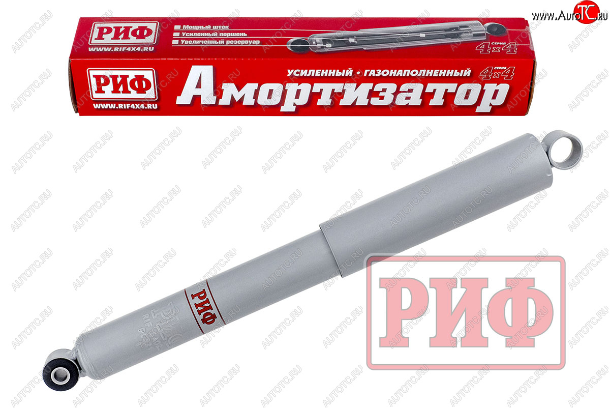 3 929 р. Амортизатор задний (усиленный, лифт +50, LH=RH, газовый) РИФ Лада нива 4х4 2131 Урбан 3 дв. дорестайлинг (2014-2019)  с доставкой в г. Майкоп
