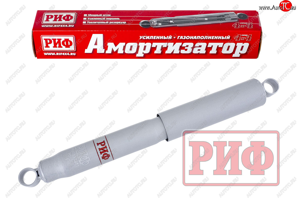 5 549 р. Амортизатор задний (4х4, усиленный, лифт +0-30, LH=RH, газовый) РИФ ГАЗ Соболь 2217 автобус 1-ый рестайлинг (2003-2010)  с доставкой в г. Майкоп