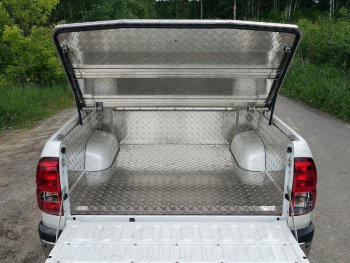 74 999 р. Крышка багажника (алюминий) TCC  Toyota Hilux  AN120 (2020-2025) 2-ой рестайлинг  с доставкой в г. Майкоп. Увеличить фотографию 2