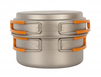 4 999 р. Кастрюля с крышкой 800 мл Kovea NZ Titanium Cookware 800 мл. KOVEA ts-012  с доставкой в г. Майкоп. Увеличить фотографию 2
