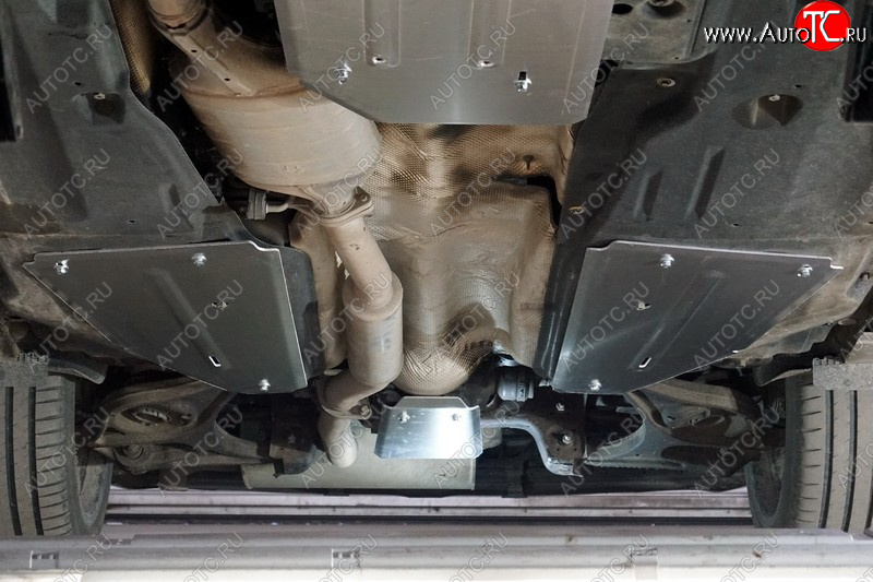 9 299 р. Защита бака (4WD 3D, алюминий, 2 штуки) TCC GENESIS GV80 JK1 (2020-2022)  с доставкой в г. Майкоп