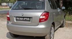 1 209 р. Реснички на фонари RA  Skoda Combi  универсал (2010-2013) (Неокрашенные)  с доставкой в г. Майкоп. Увеличить фотографию 2