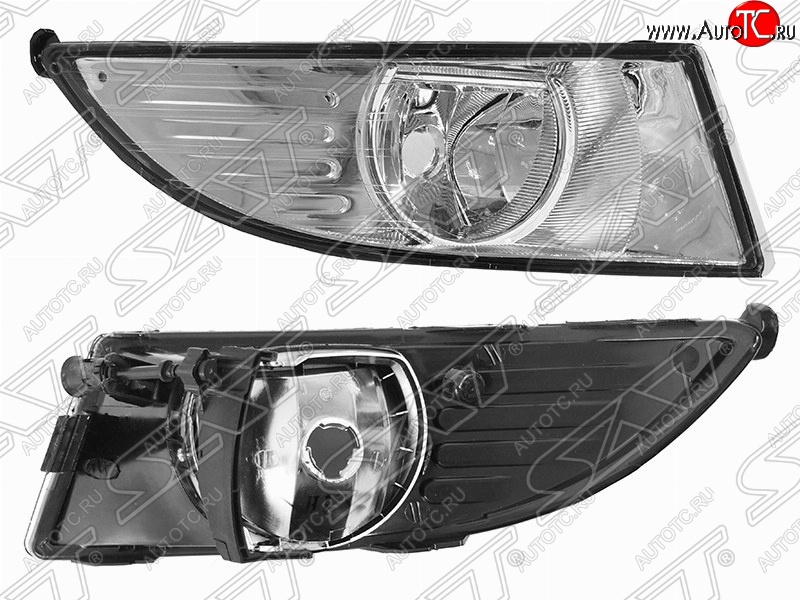 1 459 р. Правая противотуманная фара SAT (под одну лампу) Skoda Fabia Mk2 хэтчбэк рестайлинг (2010-2014)  с доставкой в г. Майкоп