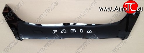 999 р. Дефлектор капота (рестайлинг) Russtal Skoda Fabia Mk2 универсал дорестайлинг (2007-2010)  с доставкой в г. Майкоп