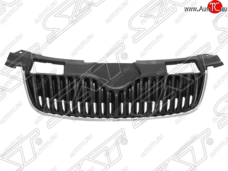 3 269 р. Решётка радиатора SAT Skoda Roomster 5J дорестайлинг (2006-2010) (Неокрашенная)  с доставкой в г. Майкоп