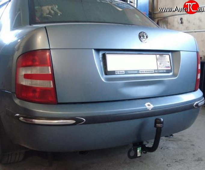 6 749 р. Фаркоп (седан, универсал) NovLine Skoda Fabia Mk2 хэтчбэк дорестайлинг (2007-2010)  с доставкой в г. Майкоп