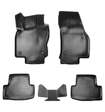 Коврики салонные Noplast (3D) Skoda Karoq NU7 рестайлинг (2020-2025)
