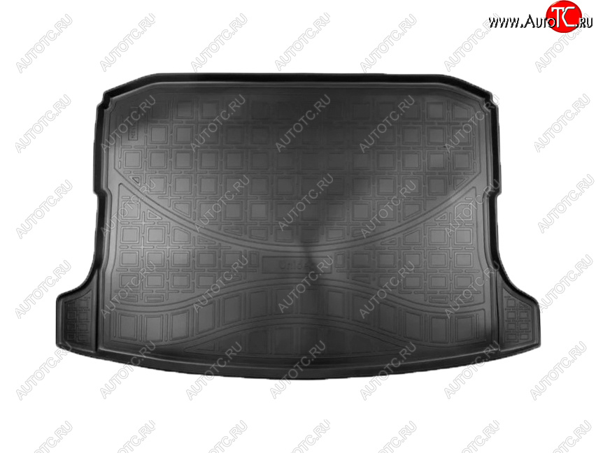 1 799 р. Коврик багажника Norplast (с ушами) Skoda Karoq NU7 дорестайлинг (2017-2021) (Цвет: черный)  с доставкой в г. Майкоп