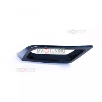 5 399 р. Имитация насадок глушителя MV-Tuning  Skoda Kodiaq  NU7 (2017-2021) дорестайлинг (BLACK (чёрный глянец))  с доставкой в г. Майкоп. Увеличить фотографию 2