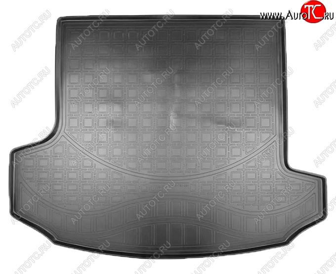 1 599 р. Коврик в багажник Norplast (сложенный 3 ряд) Skoda Kodiaq NU7 дорестайлинг (2017-2021) (Черный)  с доставкой в г. Майкоп