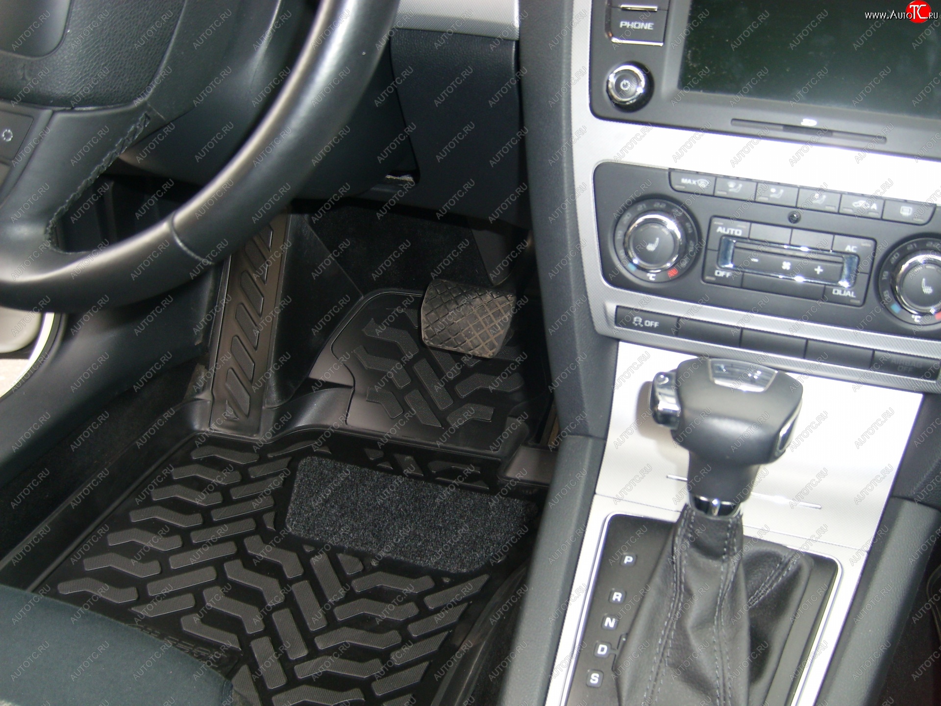1 599 р.  Коврики салона Aileron (3D с подпятником)  Skoda Octavia  A5 (2004-2008) дорестайлинг лифтбэк, дорестайлинг универсал  с доставкой в г. Майкоп