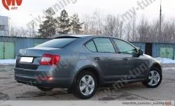 4 649 р. Козырёк на заднее стекло RS Skoda Octavia A7 дорестайлинг лифтбэк (2012-2017) (Неокрашенный)  с доставкой в г. Майкоп. Увеличить фотографию 4
